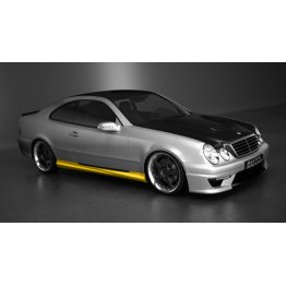 Аэродинамический обвес AMG W204 Look на Mercedes CLK W208